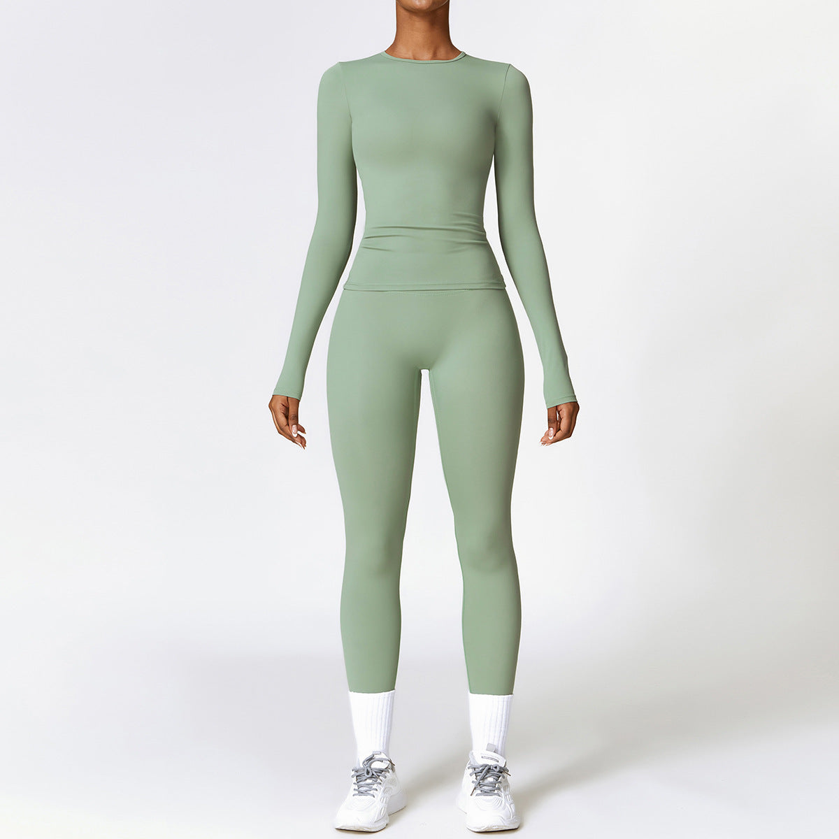 Tight-fitting Brushed Quick-drying Yoga Suit - Fit Nexus