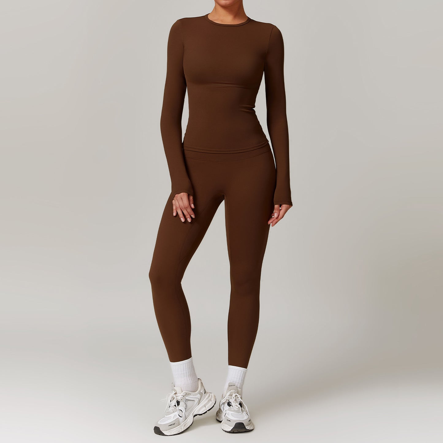 Tight-fitting Brushed Quick-drying Yoga Suit - Fit Nexus