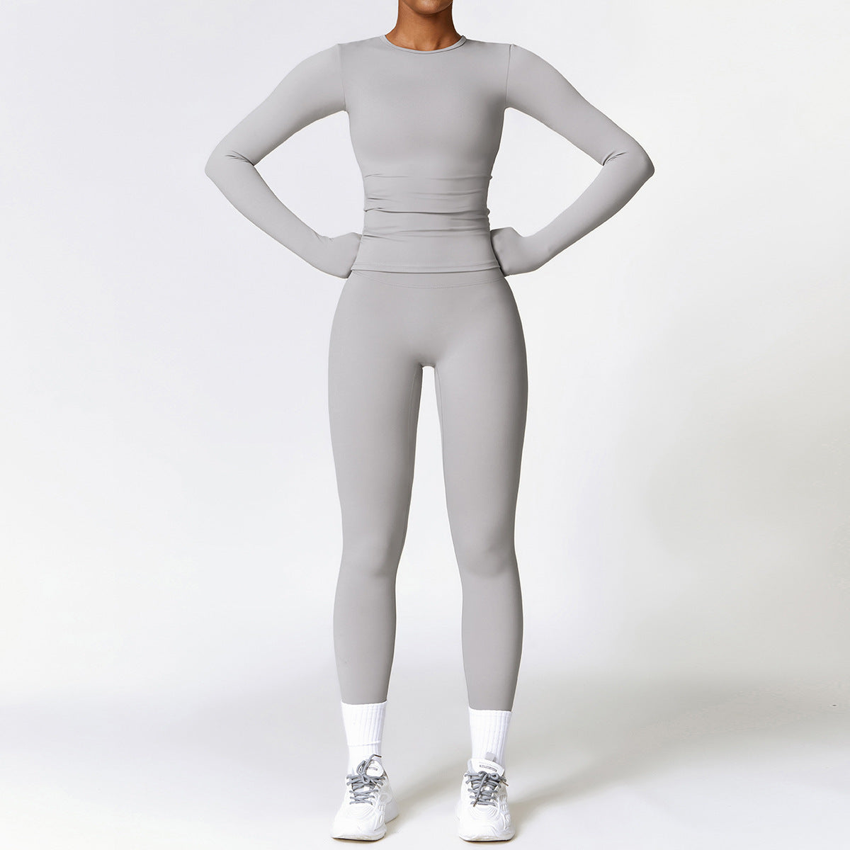 Tight-fitting Brushed Quick-drying Yoga Suit - Fit Nexus