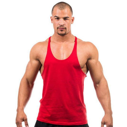 Cotton Basic Fitness Bodybuilding Training Vest For Men - Fit Nexus