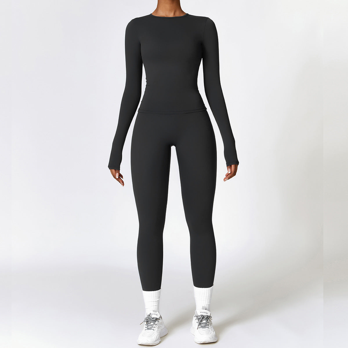 Tight-fitting Brushed Quick-drying Yoga Suit - Fit Nexus